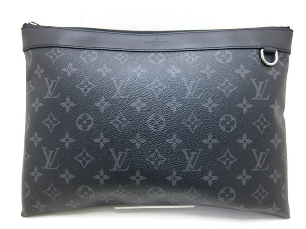 LOUIS VUITTON Shoulder Bag Pochette Apollo Monogram Eclipse Black